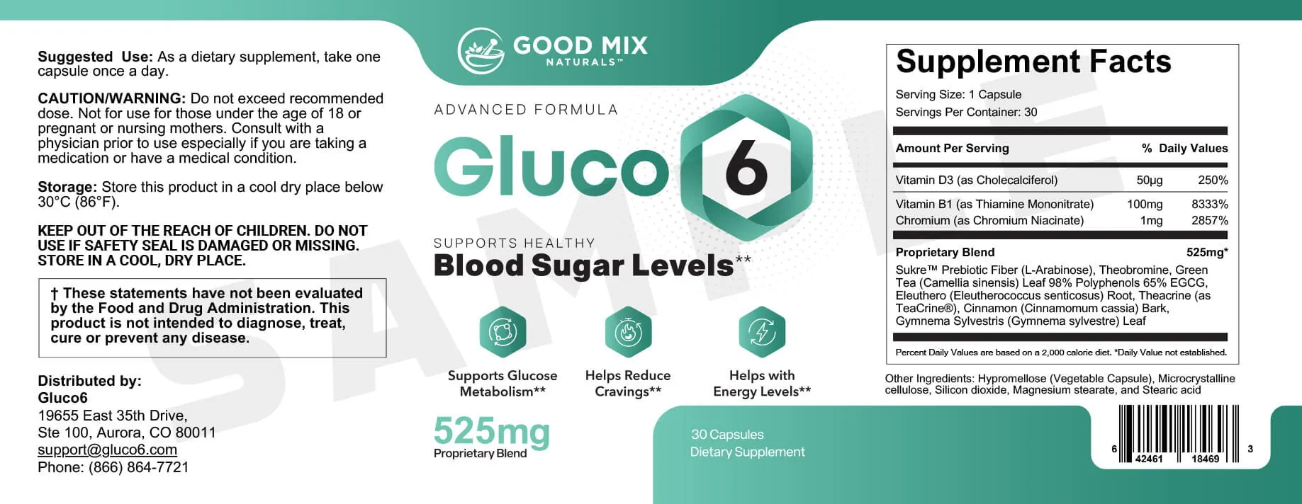 gluco6 second