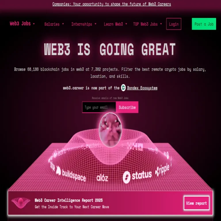 Web3.career: Platform for Blockchain Developers